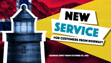 New Service for our Norwegian customers